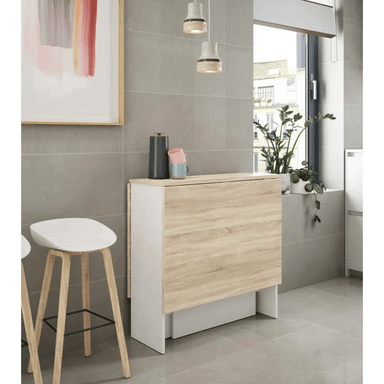 MESA DE COMEDOR TU MESITA TAYIKISTÁN BLANCO 140X77CM PLEGABLE DUNA - 3