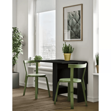 MESA DE COMEDOR TU MESITA COCOS NEGRO 103X76CM PLEGABLE - 3