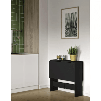 MESA DE COMEDOR TU MESITA COCOS NEGRO 103X76CM PLEGABLE - 5