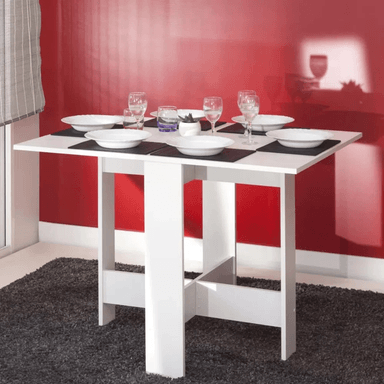 MESA DE COMEDOR TU MESITA COCOS BLANCO 103X76CM PLEGABLE