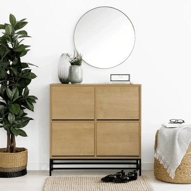 ESTANTE TU MESITA DALMA MARRÓN ZAPATERO 101CM