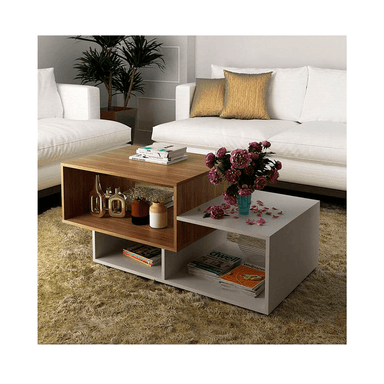 MESA DE CENTRO TU MESITA MURCIA BLANCO CAFÉ