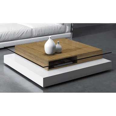 MESA DE CENTRO TU MESITA MARTEL CONTEMPORÁNEA 110CM MARRÓN