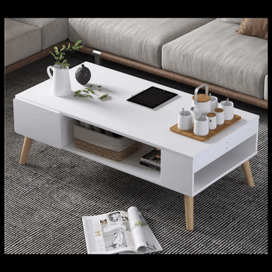 MESA DE CENTRO TU MESITA ORBE 100CM BLANCO