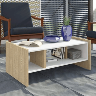 MESA DE CENTRO TU MESITA ITZA MARRÓN 90CM