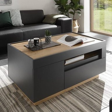 MESA DE CENTRO TU MESITA MODERNA NEGRIL NEGRO