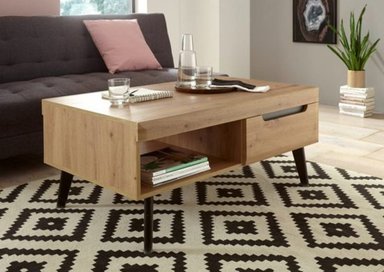 MESA DE CENTRO TU MESITA MONTEGO MODERNA 1 CAJÓN