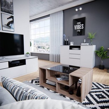 MESA DE CENTRO TU MESITA DEVA DUNA MODERNA