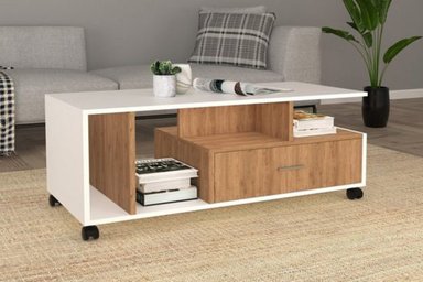 MESA DE CENTRO TU MESITA EIRA DUNA MODERNA EIRA BLANCO DUNA