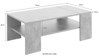 MESA DE CENTRO TU MESITA LUCAS NÓRDICA 110CM - 3