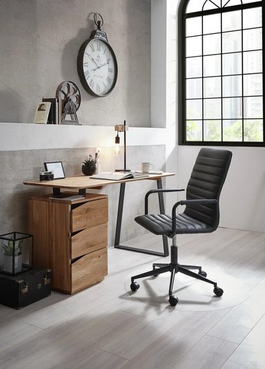 ESCRITORIO CONTEMPORÁNEO TU MESITA OMAHR 140 CM X 55 CM MARRÓN 3 CAJONES