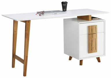 ESCRITORIO CONTEMPORÁNEO TU MESITA RENATO 140 CM X 60 CM BLANCO