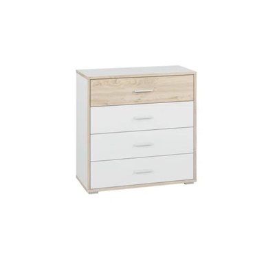 COMODA TU MESITA PATRICIA4 MODERNA PATRICIA 4 CAJONES BLANCO