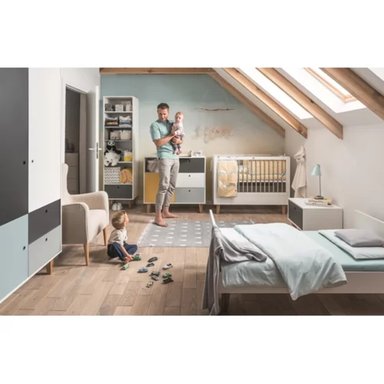 COMODA TU MESITA NIKERI INFANTIL VINTAGE NOKERI 3 CAJONES AMARILLO - 3