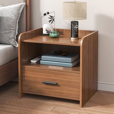 VELADOR TU MESITA MODERNO RAÚL 1 CAJÓN MARRÓN