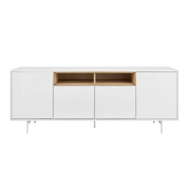 APARADOR DE SALÓN TU MESITA TITO MODERNO BLANCO OAK - 2