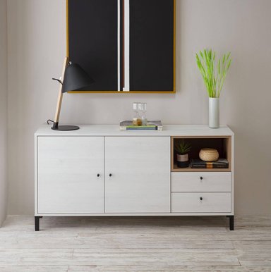 APARADOR MODERNO TU MESITA KATIA BLANCO/DUNA