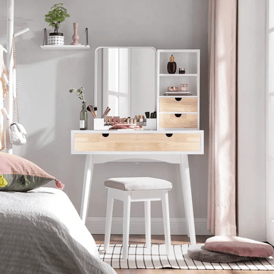 TOCADOR TU MESITA CAMANÁ BLANCO VINTAGE