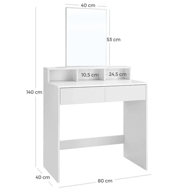TOCADOR TU MESITA HUANTA BLANCO MODERNO - 4