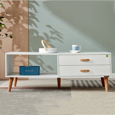 MESA DE CENTRO TU MESITA GARY VINTAGE BLANCO