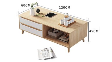 MESA DE CENTRO TU MESITA FEDERICO VINTAGE FEERICO 120CM - 3