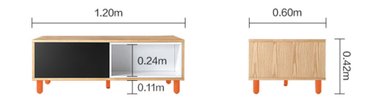 MESA DE CENTRO TU MESITA OSMAR MODERNA 120CM - 3