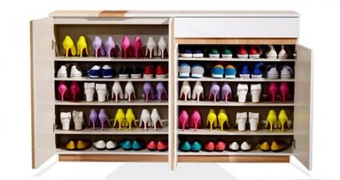 ZAPATERA TU MESITA TIM BLANCO MODERNA 140CM - 2