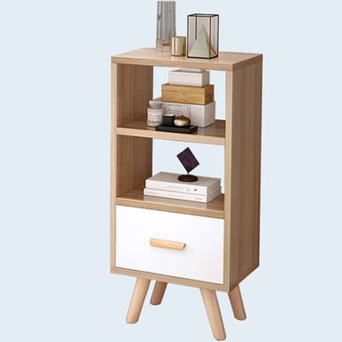 VELADOR TU MESITA VINTAGE GASPAR ALTO 82CM MARRÓN CLARO