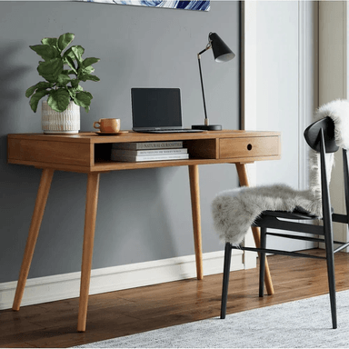 ESCRITORIO TU MESITA ACACIA 106 CM X 60 CM MARRÓN VINTAGE