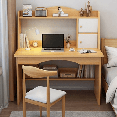 ESCRITORIO TU MESITA KEYLA 120 CM X 48 CM MARRÓN CLARO VINTAGE MODERNO