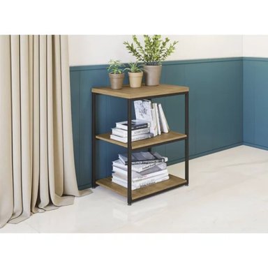 MESA LATERAL TU MESITA RODRIGUEZ MARRÓN 60X45CM MODERNA RODRÍGUEZ NEGRO