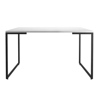 MESA DE COMEDOR TU MESITA JP BLANCO/NEGRO 135X90CM MINIMALISTA - 3