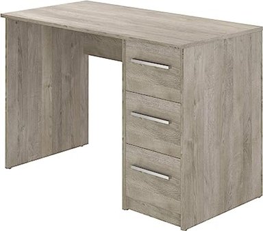 ESCRITORIO MODERNO TU MESITA KORINA CENIZO 110 CM X 56 CM GRIS