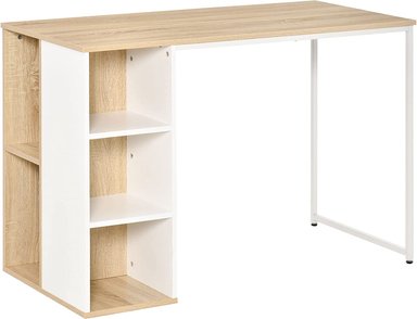 ESCRITORIO MODERNO TU MESITA SUSAN 5 COMPARTIMIENTOS DUNA/BLANCO - 2
