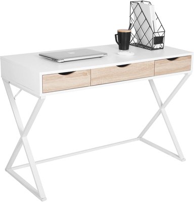 ESCRITORIO TU MESITA RONDON 110 CM X 50 CM BLANCO NÓRDICO - 3