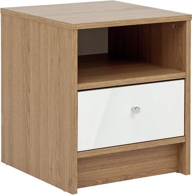 VELADOR TU MESITA MODERNO SABI 1 CAJÓN ROBLE