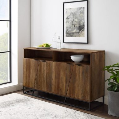 APARADOR TU MESITA CARPENA MELAMINA 18MM 4 PUERTAS MODERNO