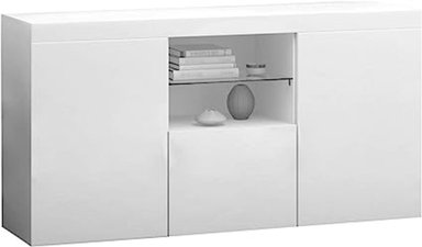 APARADOR TU MESITA DANERI MELAMINA 18MM 3 PUERTAS MODERNO 135CM