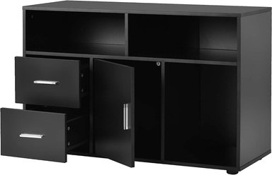 APARADOR TU MESITA MOTTY MELAMINA 18MM 1 PUERTA 2 CAJONES MODERNO - 2