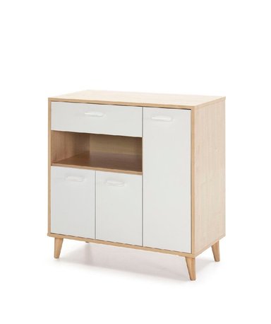 MUEBLE DE MICROONDAS MODERNO TU MESITA ATENAS BLANCO