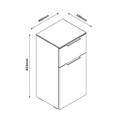 MUEBLE BAÑO TU MESITA SAWIA BLANCO ORGANIZADOR - 3