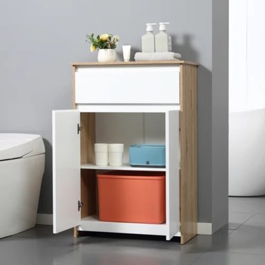MUEBLE BAÑO TU MESITA NORDICO BLANCO ORGANIZADOR 60 CM - 2