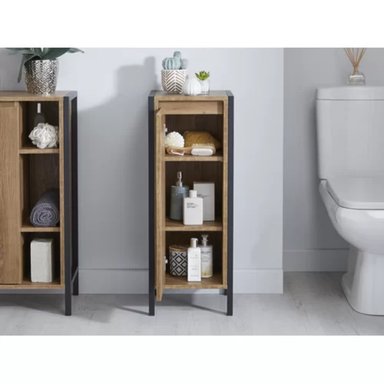 MUEBLE BAÑO TU MESITA CARMEN BAJO MARRON ORGANIZADOR 30 CM - 2