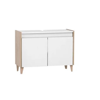 MUEBLE BAÑO TU MESITA VINTAGE 80CM BLANCO LAVADO INFERIOR LARGO 80 CM
