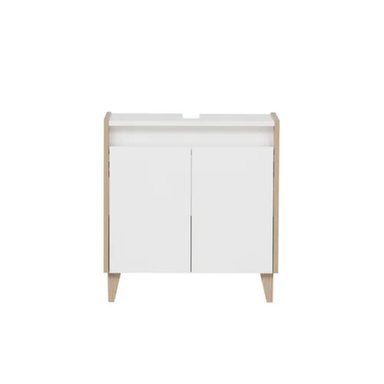 MUEBLE BAÑO TU MESITA VINTAGE 57CM BLANCO LAVADO INFERIOR LARGO 57 CM