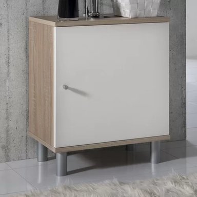 MUEBLE BAÑO TU MESITA CARLOS ROBLE/BLANCO MULTICOLOR BLANCO MODERNO ROBLE