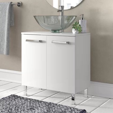 MUEBLE BAÑO TU MESITA JUAN BLANCO MODERNO 2 PUERTAS