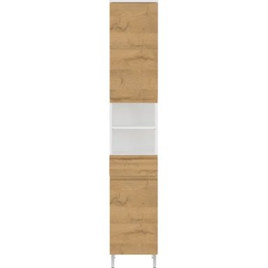 ARMARIO TU MESITA BRANDON ALTO BLANCO BAÑO 1 CAJON 2 PUERTAS