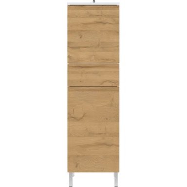 ARMARIO TU MESITA BRANDON BAJO MARRON CLARO BAÑO 1 CAJON 2 PUERTAS