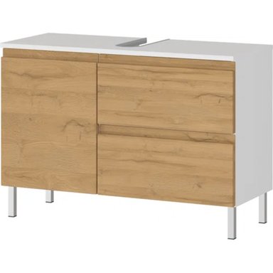 MUEBLE BAÑO TU MESITA BRANDON 80 MARRON CLARO INFERIOR LAVADERO CM